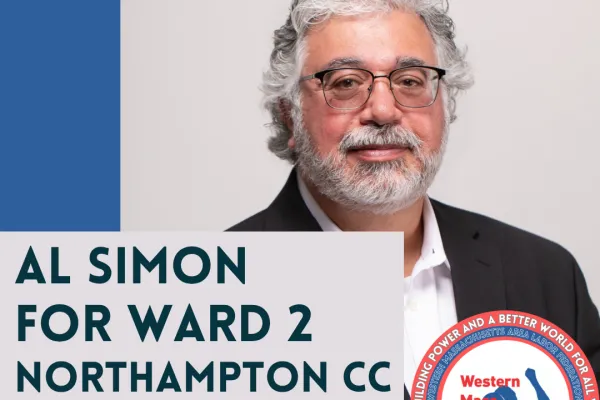 The WMALF Endorses Al Simon for Northampton City Council Ward 2. Vote Tuesday, November 4th!
